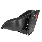 Pan Seat, Deep Bucket, Vinyl, Black, New, Universal