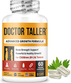 Doctor Taller - Support Healthy Growth - Premium and Breakthrough Ingredients - Help Children and Teens Grow - Healthy Growth Supplement - 60 Vegan Capsules - for Children (8+) and Teens (Pack of 6)