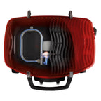 TravelQ 285 Portable Durable Compact Outdoor Propane Gas Grill, Red