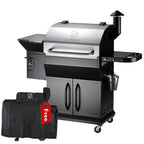 ZPG-1000E Pellet Grill BBQ Smoker Digital Control with Cover