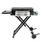 Griddle GGC2030M 25 Inch 2 Burner LP Propane Gas w/ Folding Shelf, Steel