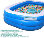 settencas Inflatable Swimming Pool Summer Outdoor Children's Paddling Pool Thick Inflatable Swimming Pool