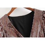 women's sequin glitter party dress