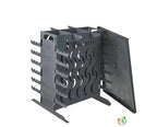 Vertical Mangal 12 BBQ Portable Grill Steel Picnic Мангал Brazier Shashlik Kebab