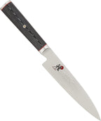 Miyabi Kaizen Utility Knife, Medium, Black with Red Accent