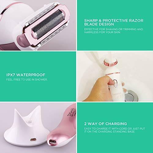 Electric  for Women - Rechargeable Shaver & Dry Painless Bikini