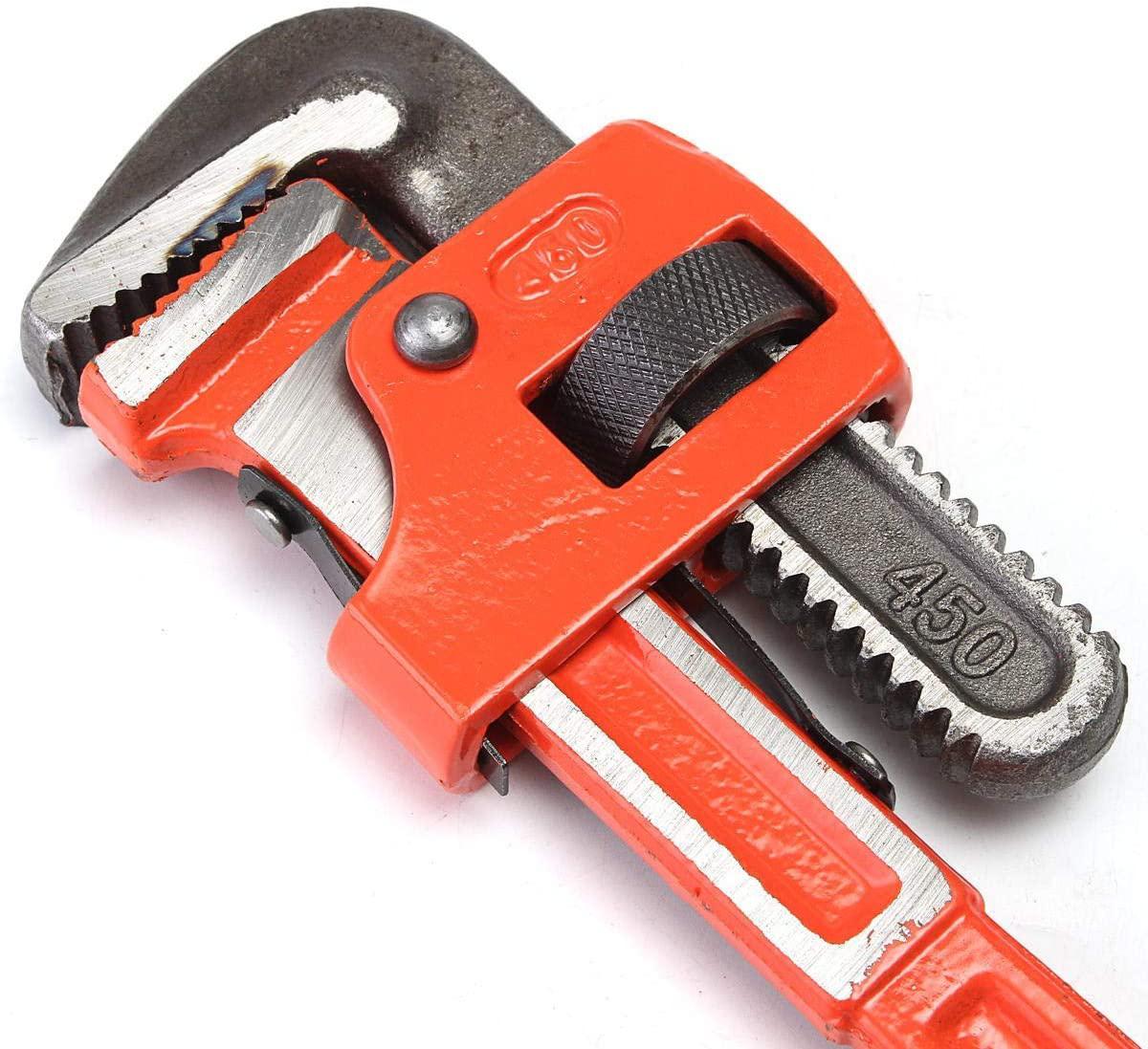 CSJ-CSJ Hand Tools 3Pcs Heavy Duty Pipe Wrench Adjustable Set 14inch 18inch 24inch Monkey Soft Grip Wrench