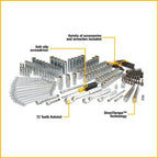 DEWALT Mechanics Tool Set, 247-Piece (DWMT81535)