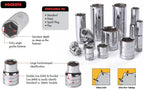 GEARWRENCH 118 Pc. 1/4", 3/8" &amp; 1/2" Drive 6 &amp; 12 Pt. Mechanics Tool Set, Standard &amp; Deep, SAE/Metric - 83001D