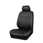 2pcs Car Front Seat Faux Leather Car Seat Covers, Car Seat Protector Covers, Removable Headrest Washable Car Seat Cover For Car, SUV, Van, Sedan