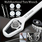 1pc 3-24mm Multi-functional Double Head Wrench Household Tools Universal Self-tightening Adjustable Special-shaped Wrench Portable Hand Tools