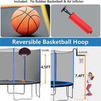 14FT Trampoline with Enclosure for Adults, Trampoline for 6-7 Kids