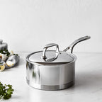 Demeyere Stainless Steel Saucepan, 2.3-qt