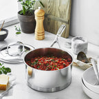 Demeyere Stainless Steel Saucepan, 2.3-qt