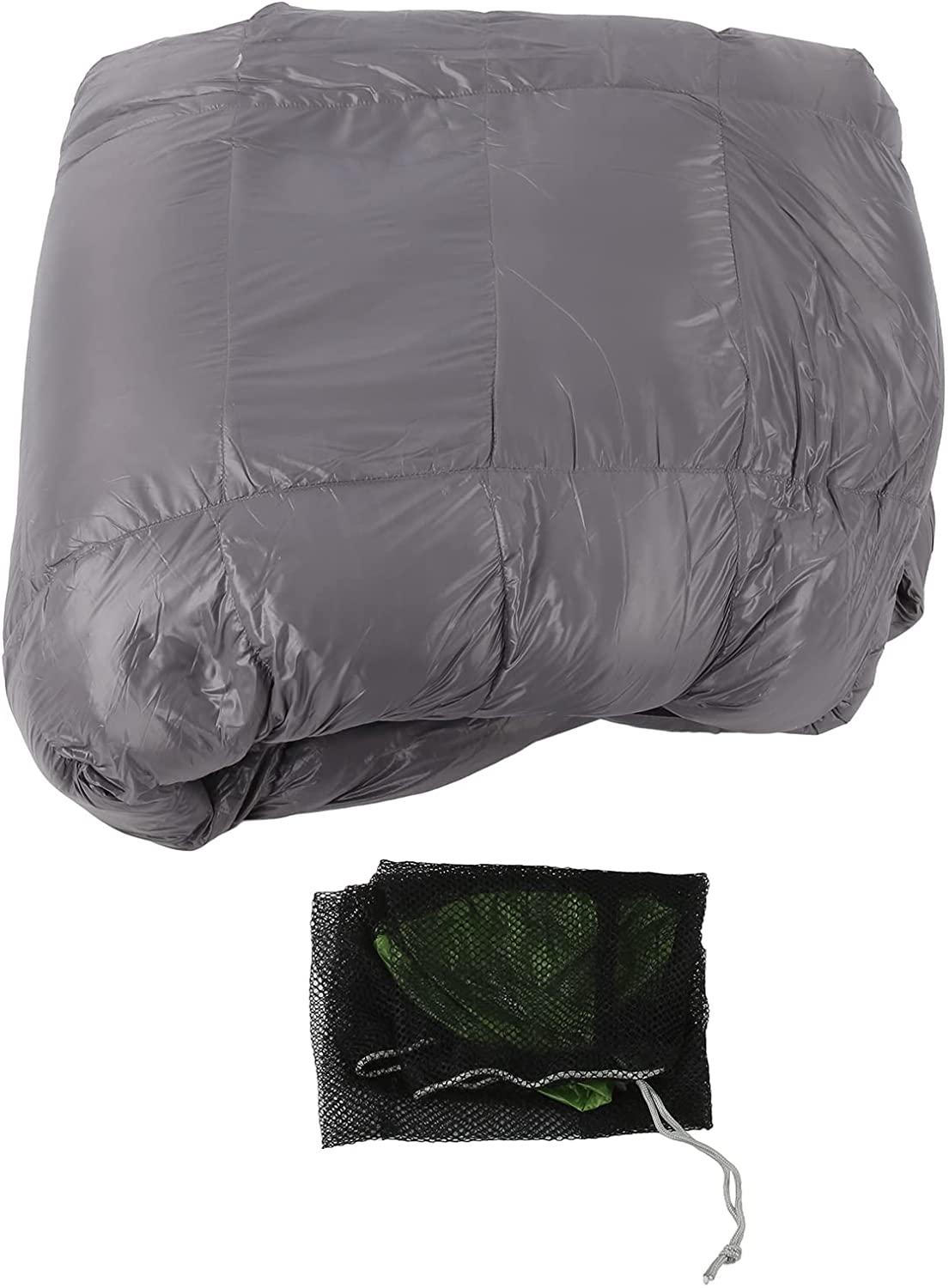 Cold Weather Sleeping Pack, Warm Mummy Sleeping Bag Lightweight Zipper Closure with Adjustable Hood for Camping for Hiking