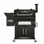 ZPG-700D2 8 in 1 Pellet Barbecue Grill Smoker with Weather Cover