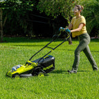 Sun Joe 24V-X2-17LM 48-Volt 17-Inch Mulching Walk-Behind Lawn Mower w/11-Gallon Grass Catcher & 6-Position Height Adjustment, Included, Cordless, Kit (w/ 2X 4.0-Ah Battery and Charger)