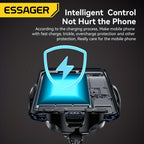 Essager Qi 15W Wireless Charger Car Phone Holder In Car Air Vent Mount For  14 13 12 X Pro Max Xiaomi Fast Charging Car Accessories, Office Accessories, School Supplies, Perfect Gift For Christmas Birthday