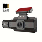 3 Inch 1080P Dual Lens Dash Cam For Cars,Front And Inside,Full HD 1080P Car Camera With Loop Recording,Night Vision,Wide Angle Car DVR Camera Car Video Recorder Vehicle Black Box