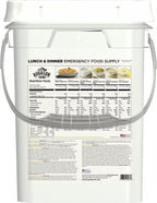 Augason Farms Lunch and Dinner Variety Pail Emergency Food Supply 4-Gallon Pail