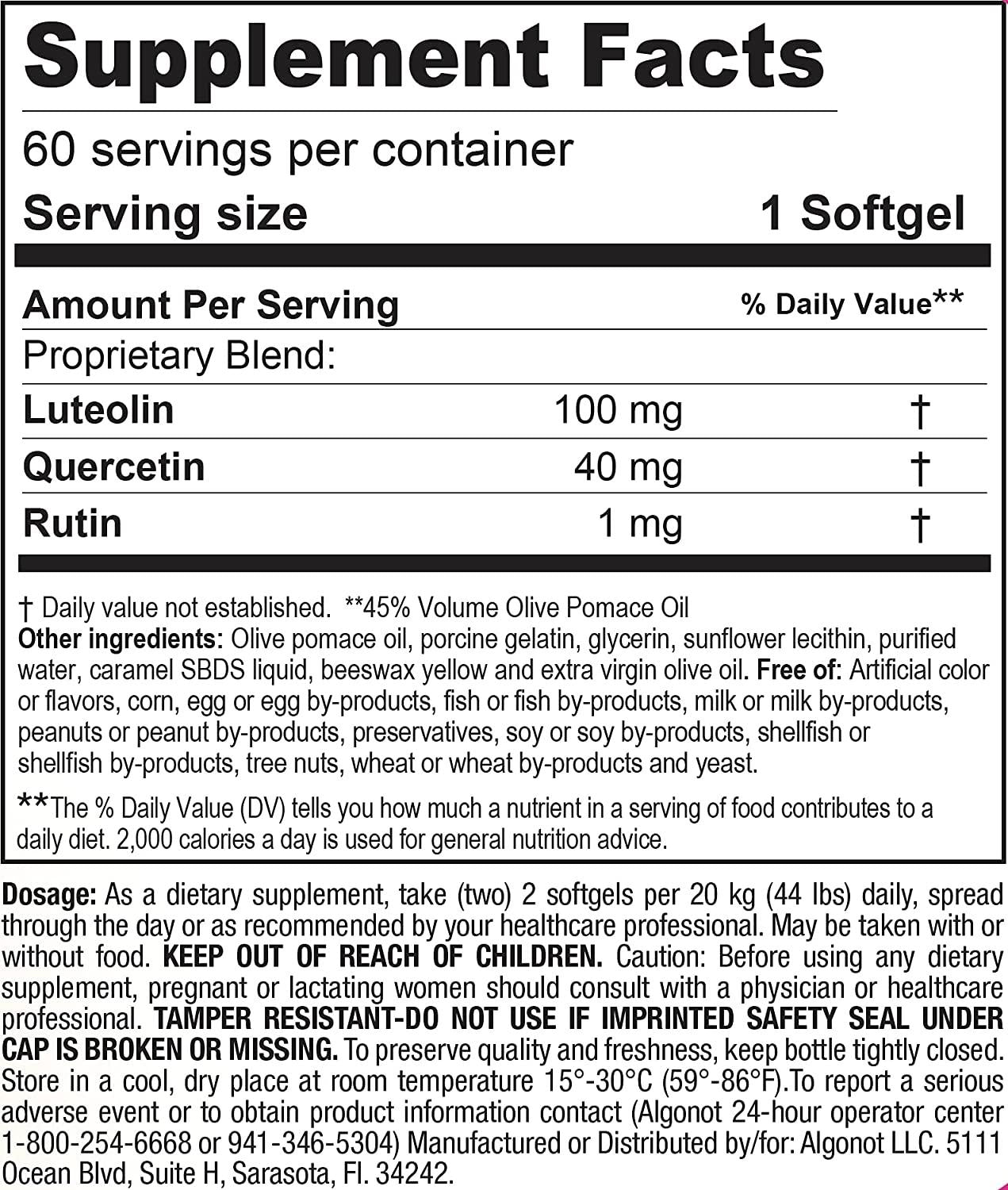 NeuroProtek Low Phenol 12 Pack Combination of Luteolin, Quercetin & Rutin in Olive Pomace Oil (Reduced Price Bundle)