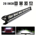 LED Work Light Ultra-thin Single Row LED Light Bar Suitable For Off-road 4x4 Car SUV Trucks Tractor Boat Fog Lights 12V/24V Spot Flood Light Bar