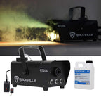 Rockville RFAAB DJ Event Facade Booth+Travel Bag+Scrim+LED Fog Machine+Juice