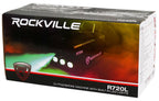 Rockville RFAAB DJ Event Facade Booth+Travel Bag+Scrim+LED Fog Machine+Juice