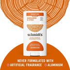 Schmidt's Aluminum Free Natural Deodorant for Women and Men, Sandalwood and Citrus with 24 Hour Odor Protection, Certified Natural, Vegan, Cruelty Free, 2.65 oz Pack of 2