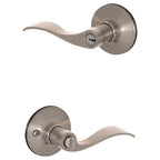 Millstreet Satin Nickel Keyed Entry Door Lever