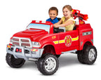 RAM 3500 Fire Truck Ride-On Toy Car by Kid Trax, red