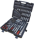SK Hand Tool 4042146423172 1/4" + 3/8" + 1/2" Socket Set, 216 Piece, NULL, Clear