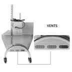 46'' BBQ Grill Electric Hog Roast Barbeque Spit Machine Oven Rotisserie 132lbs