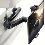 Car Tablet Holder, Headrest Tablet Mount Headrest Stand Cradle Compatible With Devices For IPad Air Mini, Other 4.7-12.9" Cell Phones And Tablets