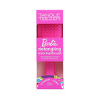 Tangle Teezer x Barbie The Mini Ultimate Detangling Brush, Dry and Wet Hair Brush Detangler for Traveling and Small Hands, Totally Pink