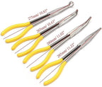 LFDHSF Pliers Tool Pliers Hand Tool， 4Pcs 11 inch Bent Mechanic Equipment Hand Tool Set Extra Long Nose Pliers Straight