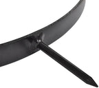 vidaXL Lawn Roller w/ 5 Aerators Bands Clamps Spike Iron Garden Outdoor Grass