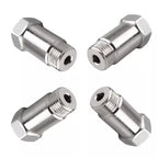 4PCS 45mm Plating Nickel O2 Sensor Extension Spacer Extender Adapter M18*1.5