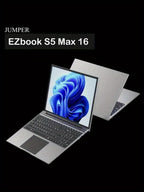 Jumper Laptop 16 Inch FHD Display, Intel Celeron Quad Core CPU, 4GB DDR4 128GB Storage, For Windows 11 Laptop Computer With Office 365 1-Year Subscription Included, 2 Stereo Speakers