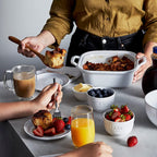 STAUB Ceramics Square Covered Baking Dish, 9x9-inch, White