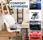 ComfiLife Gel Enhanced Seat Cushion - Non-Slip Orthopedic Gel &amp; Memory Foam Coccyx Cushion for Tailbone Pain - Office Chair Car Seat Cushion - Sciatica &amp; Back Pain Relief (Black)