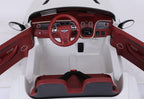 KIDSVIP Officially Licensed 12v Bentley SuperSport 1 Seat for 1 Rider Kids and Toddlers Ride on Car W/Leather Seat, Rubber Wheels, Remote Control - White