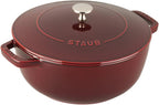Staub Cast Iron 3.75-qt Essential French Oven - Grenadine, Made in France