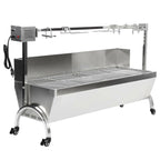 LarSpit Roaster Rotisserie Pig Lamb Roast BBQ Picnic Outdoor Cooker 46''