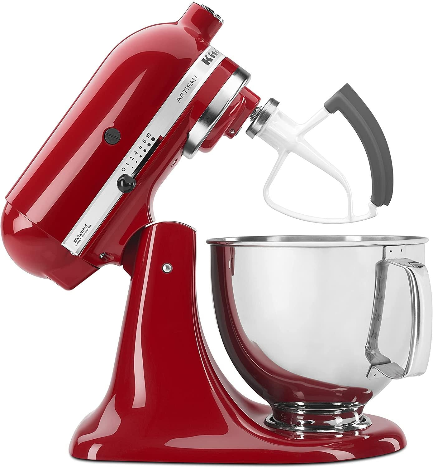 KitchenAid KFE5T Tilt-Head Flex Edge Beater, White