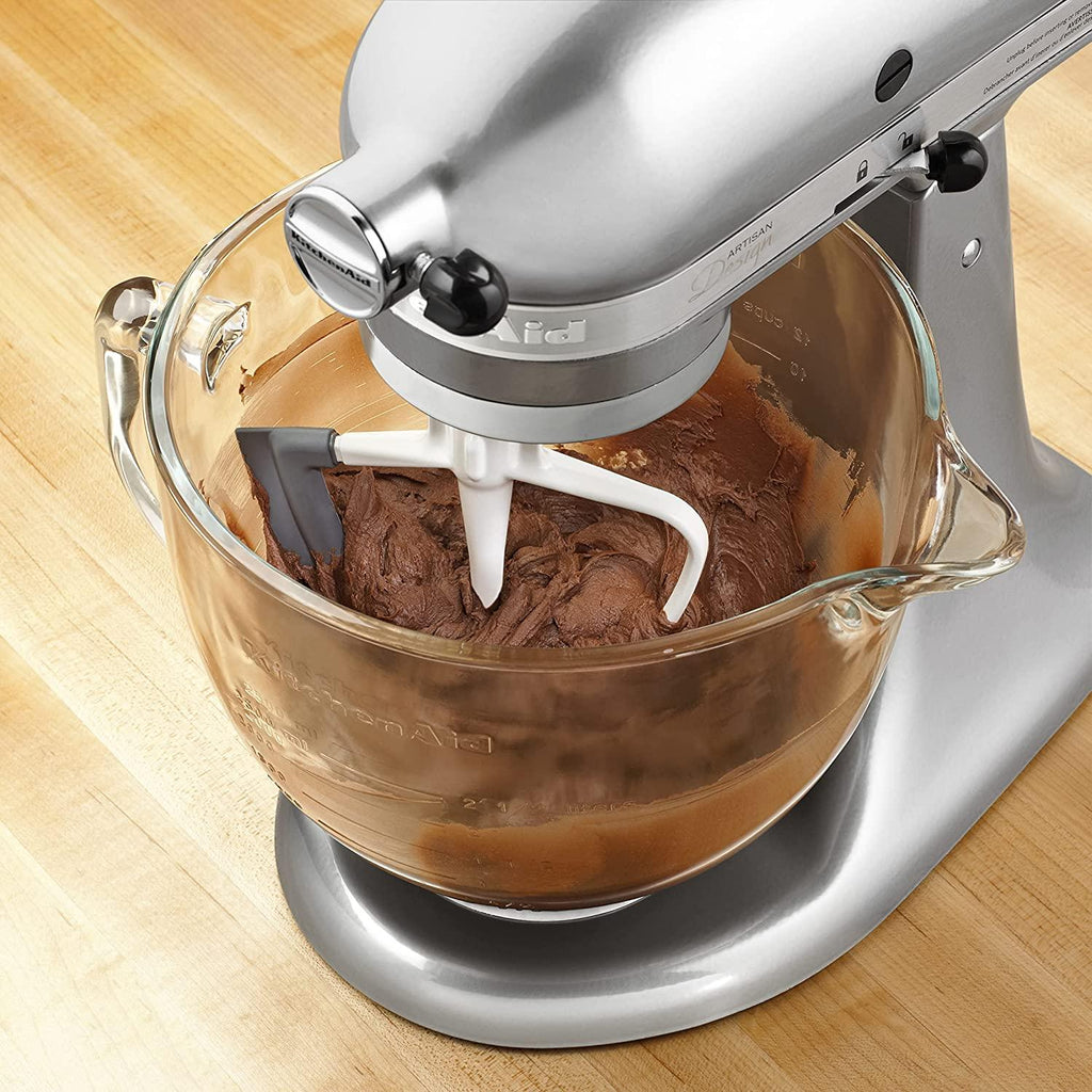 KitchenAid KFE5T Tilt-Head Flex Edge Beater, White