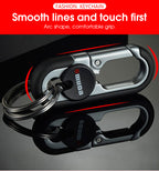 Upgrade Your Style with This High-Grade Metal Alloy Car Key Chain - Perfect for Men's Waist Hanging!