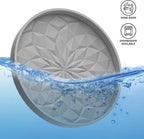 Car Cup Coaster [4 Pack] ME.FAN Silicone Car Coasters/Cup Mats - 2.75In Universal Non-Slip Recessed Car Interior Accessories - Car Cup Holder Insert Coasters Light Grey