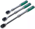 Peixiang Sturdy Repair Wrench 3pcs 1/2Inch Auto Telescopic Ratchet Wrench Universal Key Spanner Length 31-44cm Torque Wrench Car Bike Repair Tools Safety