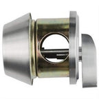 Commercial 2-3/4 in. Single Cylinder Satin Chrome Heavy-Duty Industrial Deadbolt